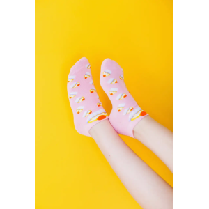 Коттонові шкарпетки 35-41 рожеві CUPCAKE