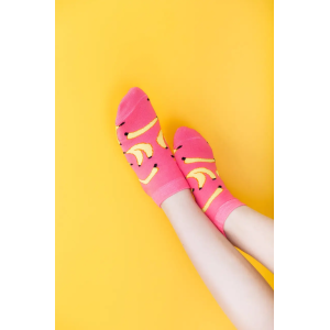 Коттонові шкарпетки 35-41 рожеві BANANA
