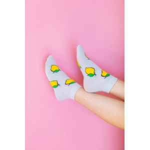 Коттонові шкарпетки 35-41 сірі LEMON