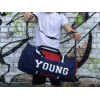 Оригінальна спортивна сумка YOUNG синя для залу та подорожей