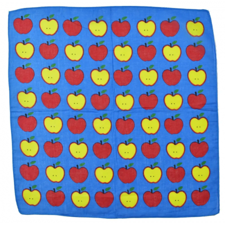 Бандана з бавовни класична блакитна Lovely Apple