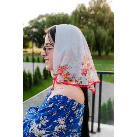 Ніжна шийна хустка 60*60 (61023)
