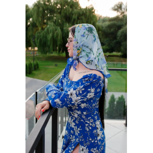 Ніжна шийна хустка 60*60 (61042). Photo 3