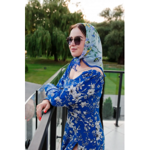 Ніжна шийна хустка 60*60 (61042). Photo 2