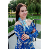 Ніжна шийна хустка 60*60 (61039)