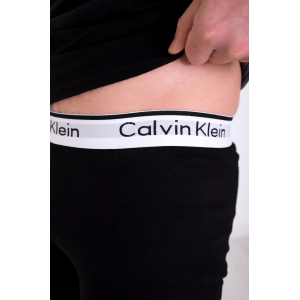 Термобілизна для чоловіків двошарова тепла Calvin Klein термокофта та штани чоловічі чорного кольору розмір XXL. Photo 2
